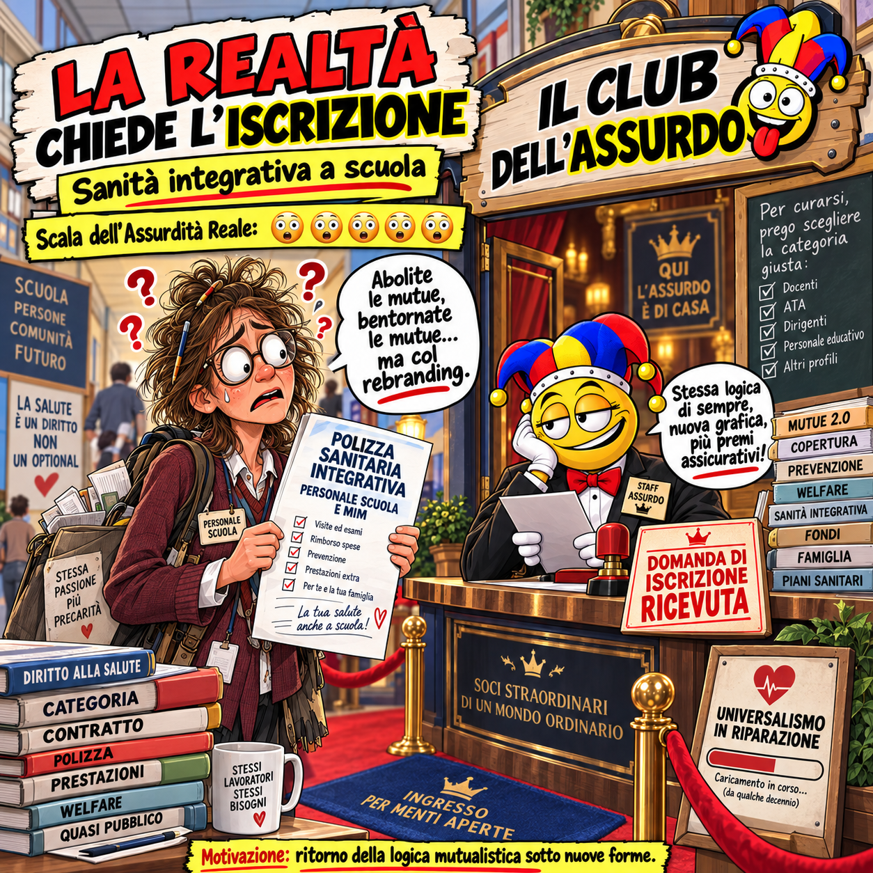 La realtà chiede l’iscrizione #0004 — Sanità integrativa a scuola
